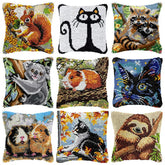 Knüpfset - Koala‑Katze‑Eichhörnchen Knüpfmatte